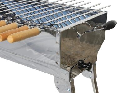 Преміальний портативний магал з ящиком для попелу, шампурами та решіткою Andreas Dell