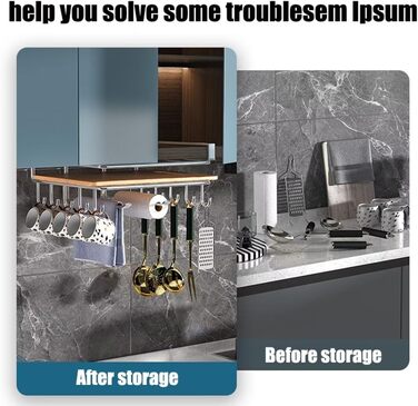 Настінний органайзер для кухонного приладдя 26,8 см BohrenCL