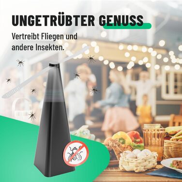 Вентилятор відлякувач комах 2 шт чорний greate