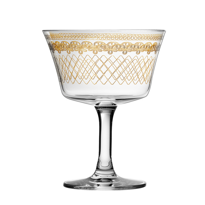 Келих для коктейлю 200 мл, Retro Fizzio 1910 Gold, Urbanbar (Урбанбар)