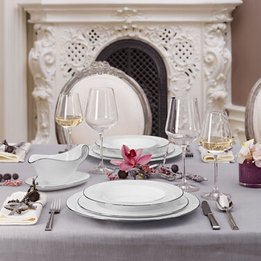 Соусник 0,44 л з блюдцем Anmut Platinum No.1 Villeroy & Boch