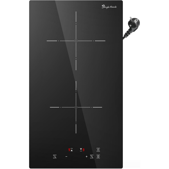 Вбудована індукційна варильна поверхня на 2 конфорки 3500 Вт singlehomie