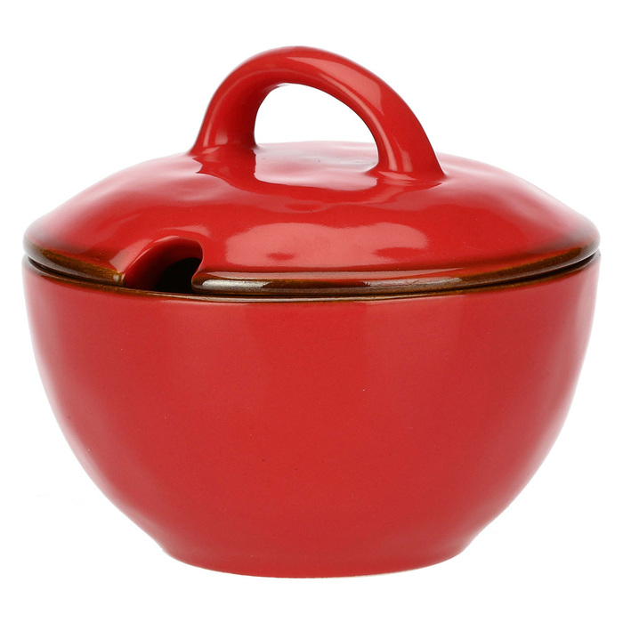 Сахарница Rose&Tulpani Milano CONCERTO CORALLO, керамогранит, коралл, 250 мл