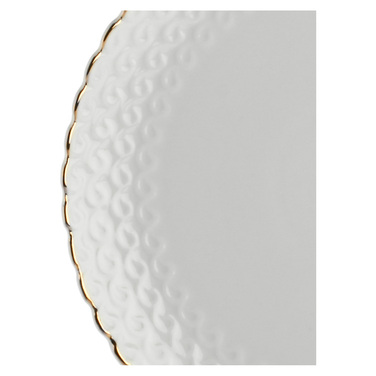 Набір тарілок для десерту La Porcellana Bianca MOMENTI ORO, порцеляна, діам. 18 см, 2 пр.