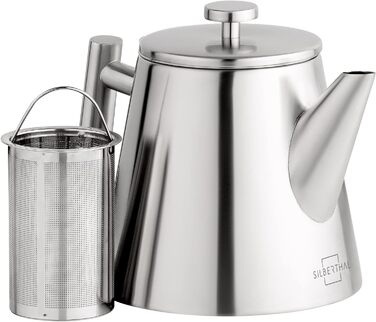 Чайник SILBERTHAL из нержавеющей стали со вставкой сетчатого фильтра 1 л Vialex