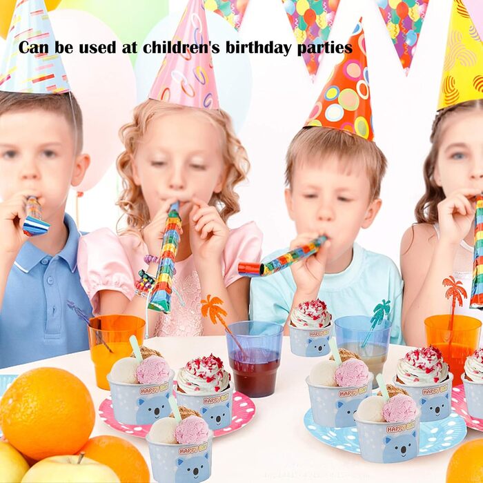 Набір паперові стаканчики для морозива 100 шт. 120 мл Ltsbaed