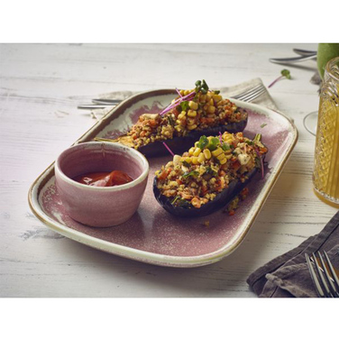 Блюдо прямоугольное 29 x 19.5 см, Terra Porcelain Rose Pink, GenWare