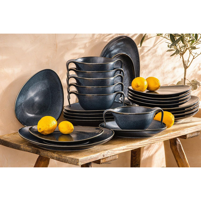 Набор тарелок на 6 персон, 18 предметов Konsimo