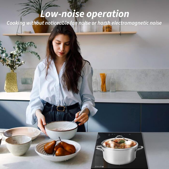 Вбудована індукційна варильна поверхня на 2 конфорки 3500 Вт singlehomie