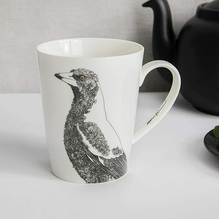 Кружка для чая Maxwell Williams Magpie MARINI FERLAZZO фарфор, 12,5 х 9 х 11,5 см, 450 мл