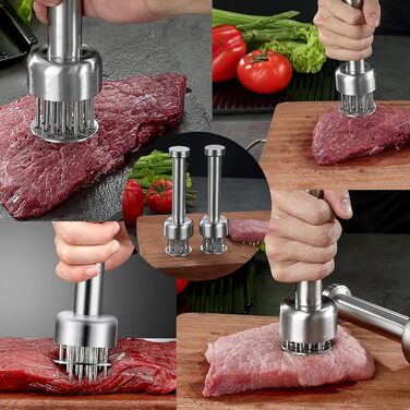 Молоток для мяса из нержавеющей стали 19,5 см LMYKH