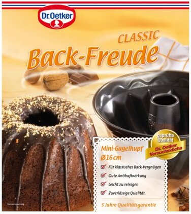 Форма для випічки міні кексів розємна Ø 18 см Back - Freude Mini Dr. Oetker