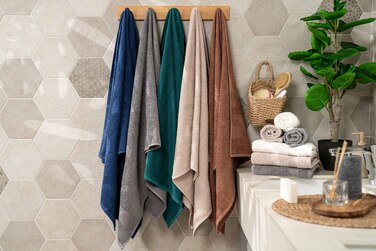 Рушник махровий Ardesto Benefit, 70х140см, 100% бавовна, коричневий