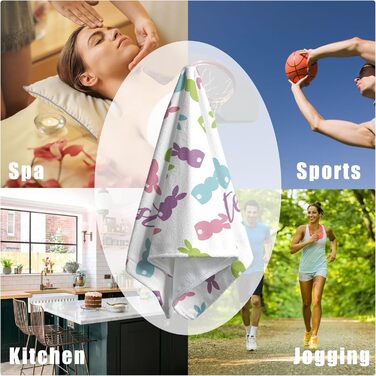 Різдвяні кухонні рушники Kwlegh, рушник для рук, різдвяна ялинка, цукерка-тростина, сніжинка, рушник для пальців, набір з 2 шт. , милий чоловічий банний рушник, високопоглинаючі рушники, 36 x (великодні)