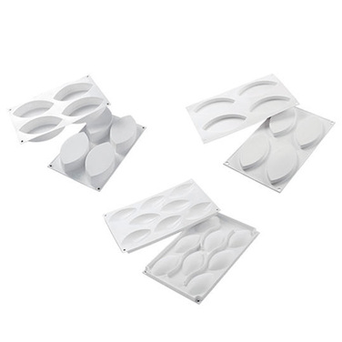 Kit Lovissimo Набір силіконових форм 5 шт.- 2 шт. SF121 - 140х75 mm, h 35 mm, 2 шт. SF122 - 132x67 m