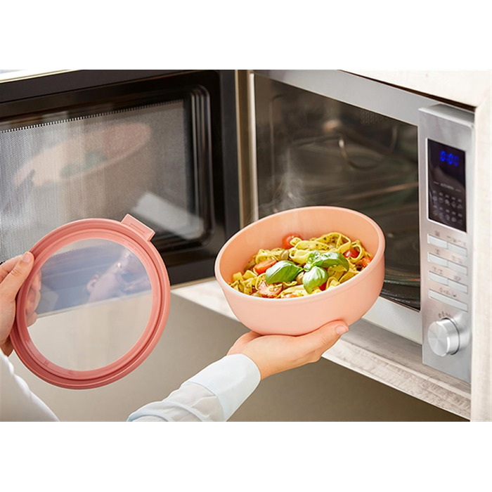 Контейнер для зберігання продуктів 1000 мл з кришкою, рожевий Cirqula Mepal