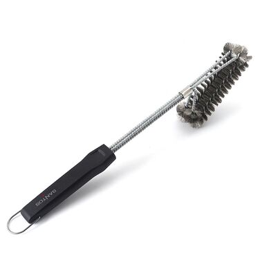 Щітка для гриля дворядна 45 см Santos