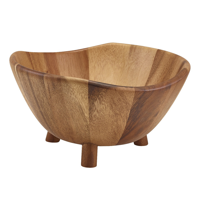 Чаша-триногая 30 см, Acacia Wood, GenWare