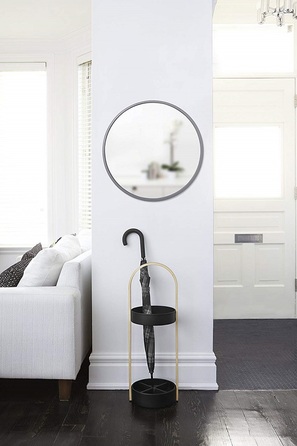 Дзеркало настінне hub Д61 см сіре Umbra