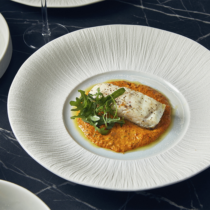 Тарілка глибока 30 см, Incise Porcelain Lucine, GenWare