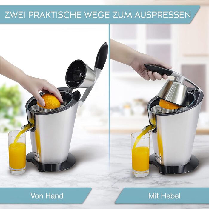 Соковижималка електрична 600 Вт для цитрусових LEBENLANG