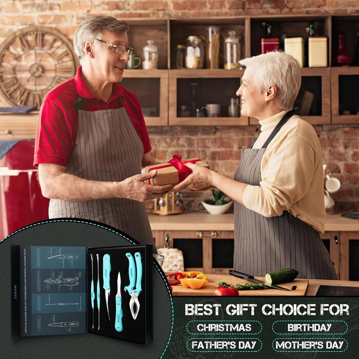 Набір інструменти для морепродуктів 5 шт JASON