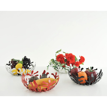 Ваза для фруктов 25 х 9 см красная Mediterraneo Alessi