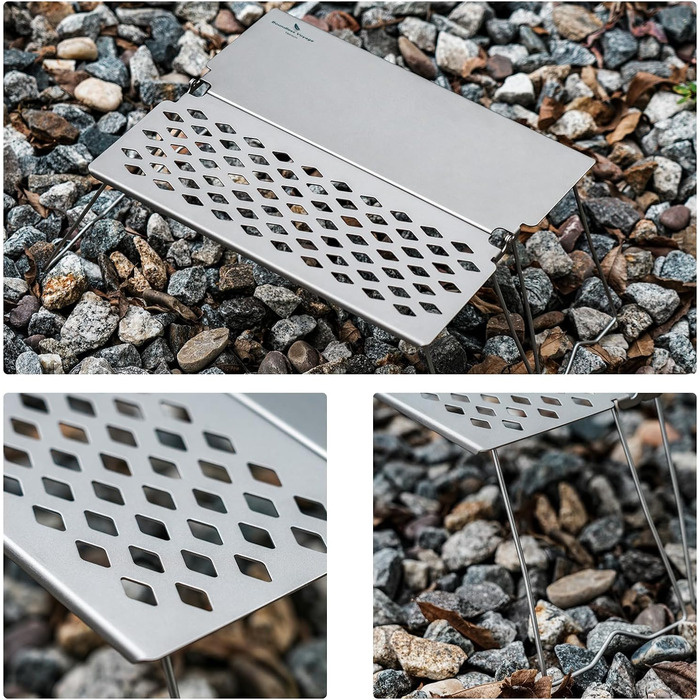 Складаний гриль для багаття з тарілкою для смаження Ti2028C Boundless Voyage