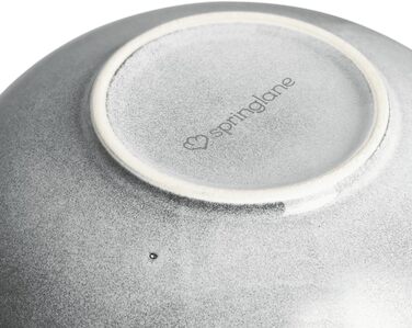 Набор посуды Misty Cliff 24 предм., Столовый сервиз из керамогранита на 4 персоны (набор мисок для хлопьев из 2 шт.)