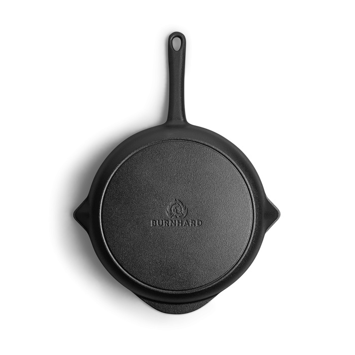 Сковорода чугунная с ручкой 30 см Burnhard