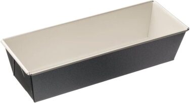 Противень Ø 28 см BACK-TREND, форма для выпечки с плоским дном, круглая форма для выпечки из стали с антипригарным покрытием, армированным керамикой (цвет крем/антрацит), количество (комплект с формой для выпечки, 30 см)