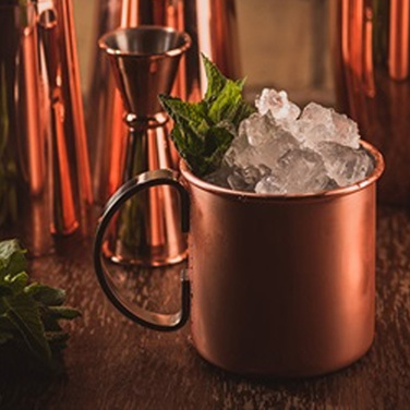 Кухоль металевий 500 мл, мідне покриття, Straight Mugs, GenWare