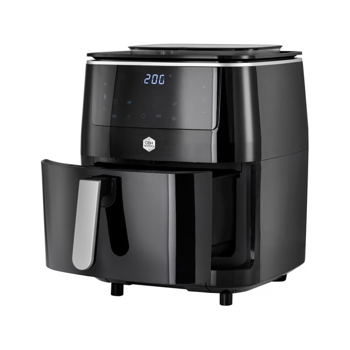 Tefal Мультипіч OBH Nordica Easy Fry&Steam Black, 17000Вт, чаша-6.5л, сенсорне керув., від 80°C до 200°C, пластик, чорний