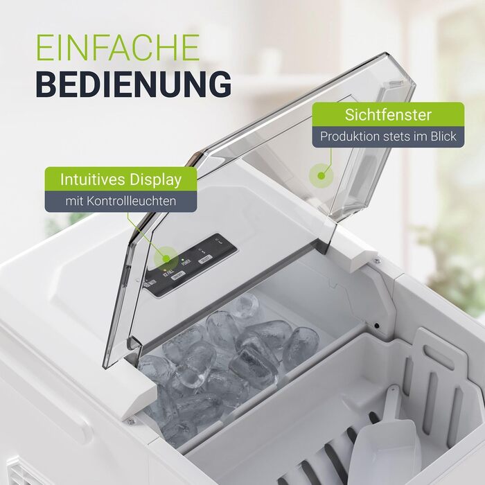 Льодогенератор 1,2 л 12 Вт Juskys