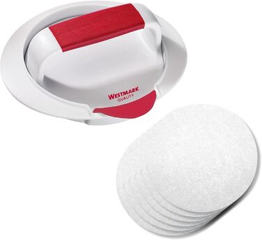 Пресс для гамбургеров пластиковый 11,5 см с бумагой для бургеров Westmark