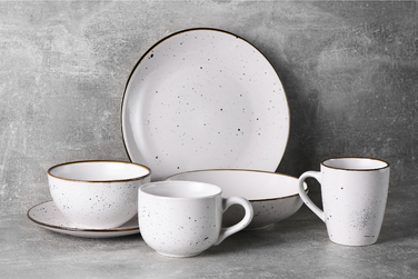 ARDESTO Суповая тарелка Bagheria Ярко-белый, 20см, керамический, белый