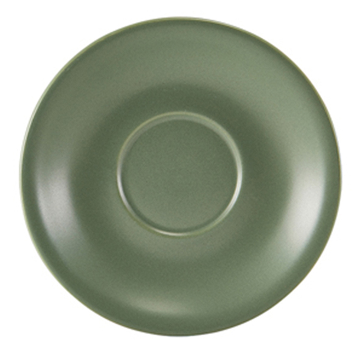 Блюдце 13,5 см, зеленое матовое, Matt Sage, Color Tea, GenWare