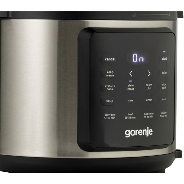 Мультиварка-скороварка Gorenje GMC6SBK (MY-CS6038WPB) (7193445)