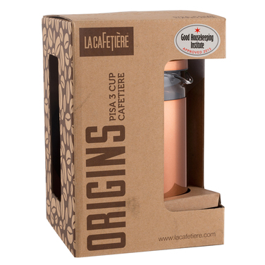 Френч-прес для кави CreativeTops Pisa, мідна, 350 мл