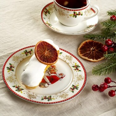 Тарілка Fissman CHRISTMAS 19,5 см фарфор (13781)