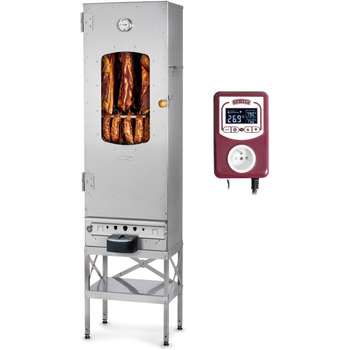 Високоякісна коптильня з нержавіючої сталі електрична 154 см KAISER