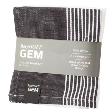 Набір кухонних світлих рушників BergHOFF GEM, бавовна, 50 х 70 см, 2 шт.
