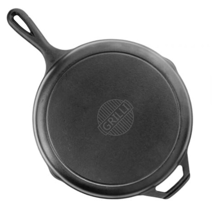 Чавунна гриль-сковорода Ø30 з ручкою см GRILLI 777179 Код: 012702