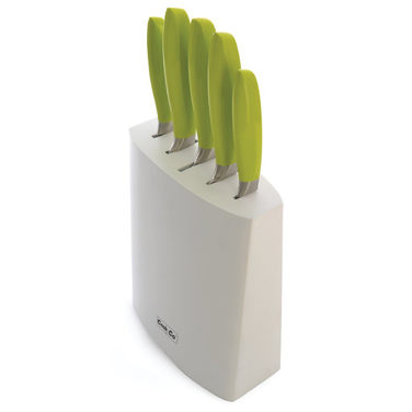 Набір CookCo ножів у білій колоді, 6 шт.