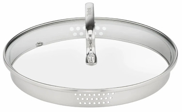 Tefal Кастрюля DUETTO+, 5л, с крышкой, нержавеющая сталь, стекло