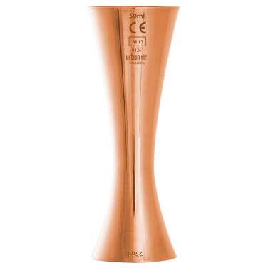 Джиггер 25/50 мл, 10 x 4.3 x 4.3 см, медное покрытие, Aero, Urbanbar (Урбанбар)