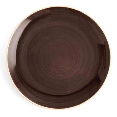Тарелка Ariane Twister Mokka 24 см rimless AVCARN263011024
