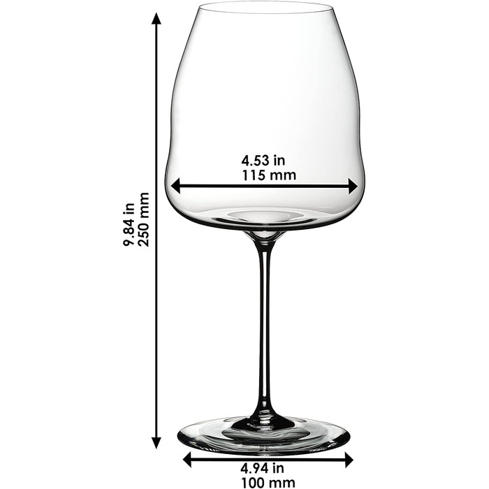 Келих для вина Riedel Winewings/Shiraz, прозорий, ука (Піно Нуар)