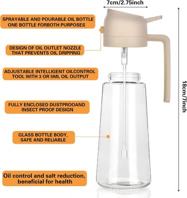 Дозатор для олії 470 мл HUAERSICO