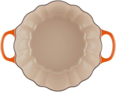 Чугунная жаровня в форме тыквы 4 л с крышкой, оранжевая Calabaza Cocotte LE CREUSET